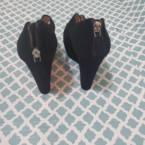 PRADASuede Cutout Accent Sandals - Picture 7 of 16